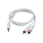 3.5mm STEREO TO 2RCA KABLOSU 4794a AUX TOS SES 1.8 METRE SOUND AU