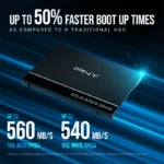 PNY CS900 500GB 535/500MB/s 2,5" SATA3 SSD (SSD7CS900-500-RB) - Görsel 3
