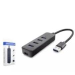 HADRON HDX7046 USD 3.0 4 PORT HUB SIYAH