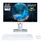 TURBOX TAx1063 CORE I5-6400/8GB/512 GB SSD/23,8” FHD AIO+PIVOT/KBLSZ KLAVYE+MOUSE(BEYAZ)