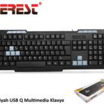 Q EVEREST KB-700 USB MULTIMEDIA SIYAH KLAVYE