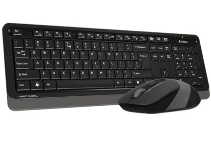 Q A4 TECH FG1010 2.4G GRI SIYAH KABLOSUZ  MULTIMEDYA KLAVYE MOUSE SET
