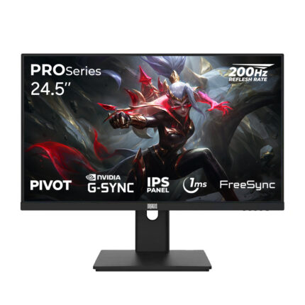 24.5" DRAGOS  PRO Series P245FHD200  FHD 200Hz IPS Gamıng Monitör Hdmı+Dport+Pivot 1Ms