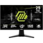 24.5" MSI MAG 255F E20  IPS  RAPID GAMİNG MONİTÖR 200Hz Hdmı+Dport 0.5Ms