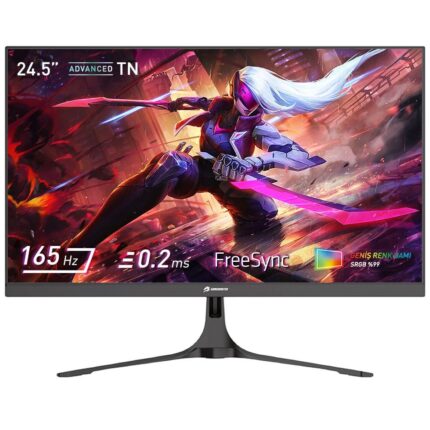 24.5'' GAMEBOOSTER GB-2516FF 165HZ FREESYNC FHD GAMING MONITOR HDM+DP 0.2MS