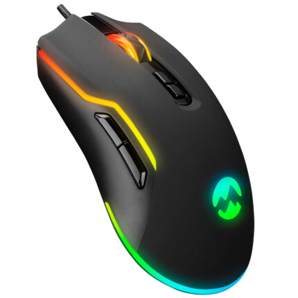 EVEERST SM-G14 DUSK USB SIYAH 1600-7200 DPI RGB LEDLI GAMING OYUNCU MOUSE