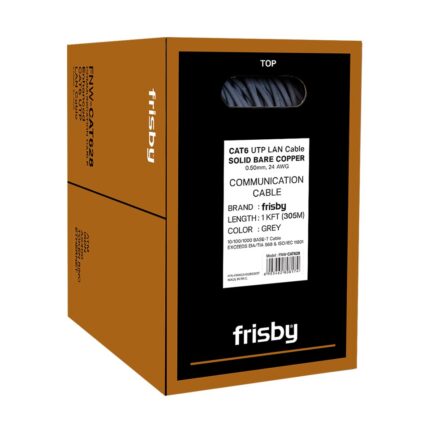 FRISBY FNW-CAT628 24AWG UTP CAT6 SAF BAKIR GRI KABLO 305 METRE