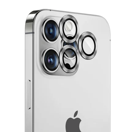 iPhone 14 Pro / 14 Pro Max Silver Kamera Lens Koruyucu