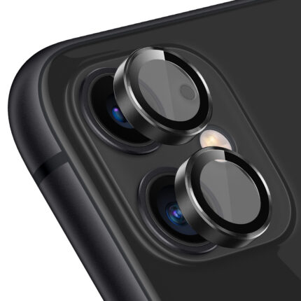 iPhone 11 / 12 / 12 Mini Black Kamera Lens Koruyucu