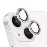 iPhone 13 / 13 Mini Silver Taşlı Kamera Lens Koruyucu