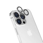iPhone 15 Pro / 15 Pro Max Silver Kamera Lens Koruyucu