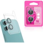 iPhone 16 / 16 Plus Teal Taşlı Kamera Lens Koruyucu
