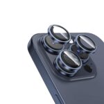 iPhone 15 Pro / 15 Pro Max Titanium Blue Kamera Lens Koruyucu