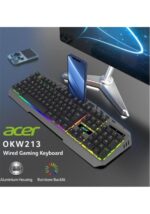 ACER OKW213 TELEFON TUTUCULU RGB KABLOLU GAMING KLAVYE - Görsel 3