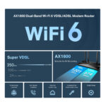 TP-LINK ARCHER VX1800V VDSL /ADSL MODEM ROUTER - Görsel 4